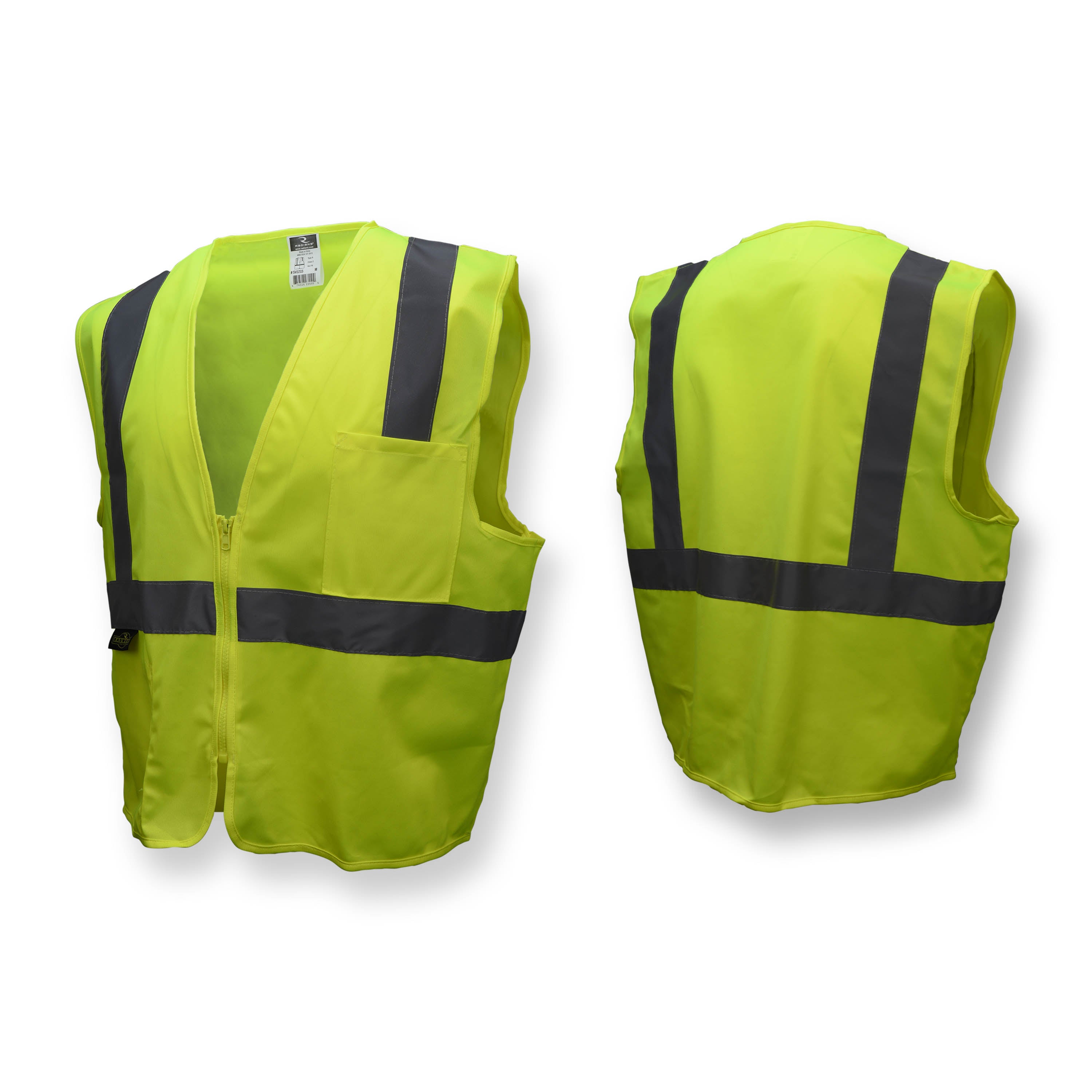 Radians SV2ZGS Class 2 Solid Green Economy Safety Vest