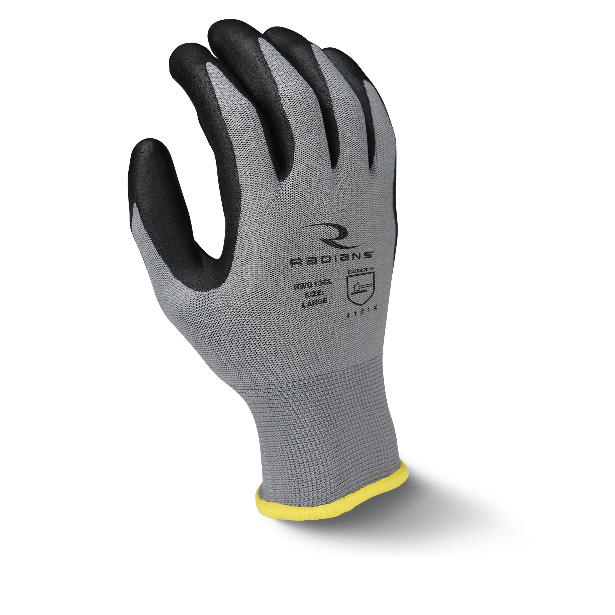 RWG13C Polyester Shell Foam Nitrile Gripper Glove (Pack of 12)