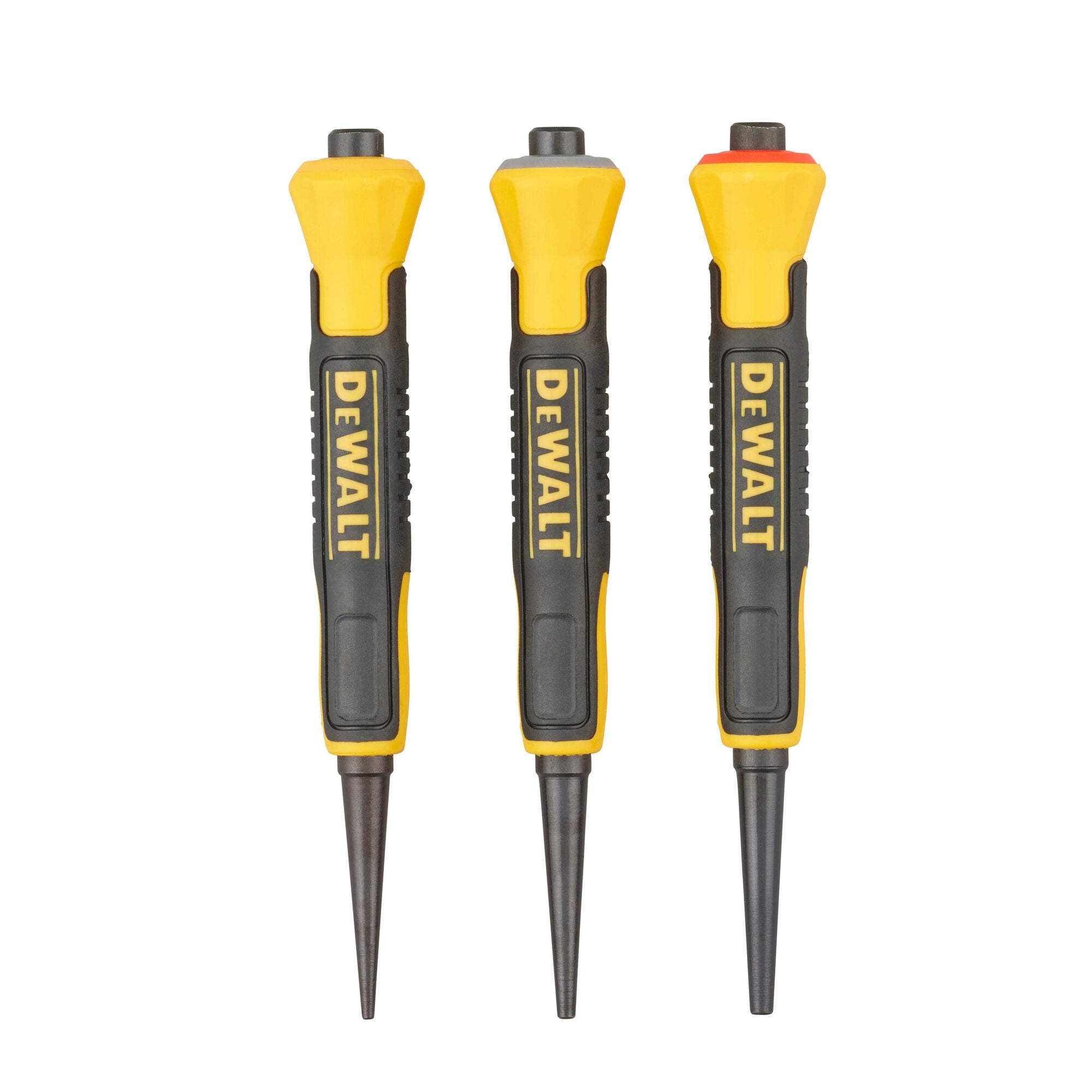 DeWALT Nail Set 3 Pc. Bi Material