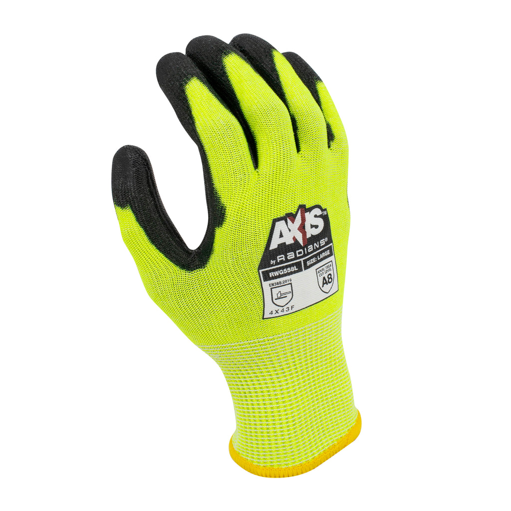 Radians AXIS D2 Dyneema Cut Protection Level A3 Gloves