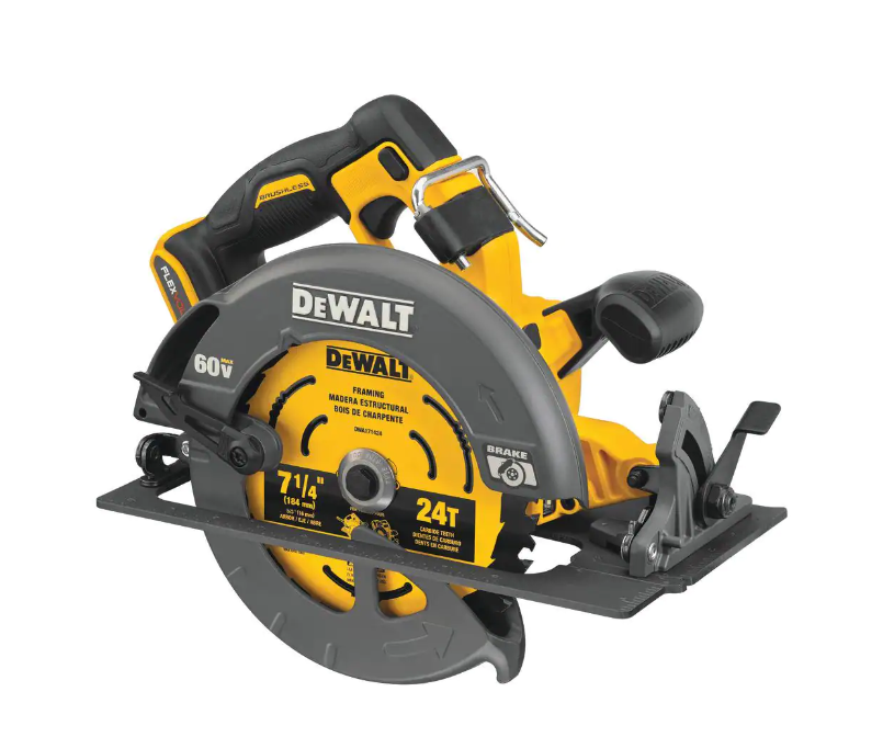 DeWALT DCS578B 60 Flex Volt XR 7 1/4" Circular Saw (Bare Tool)