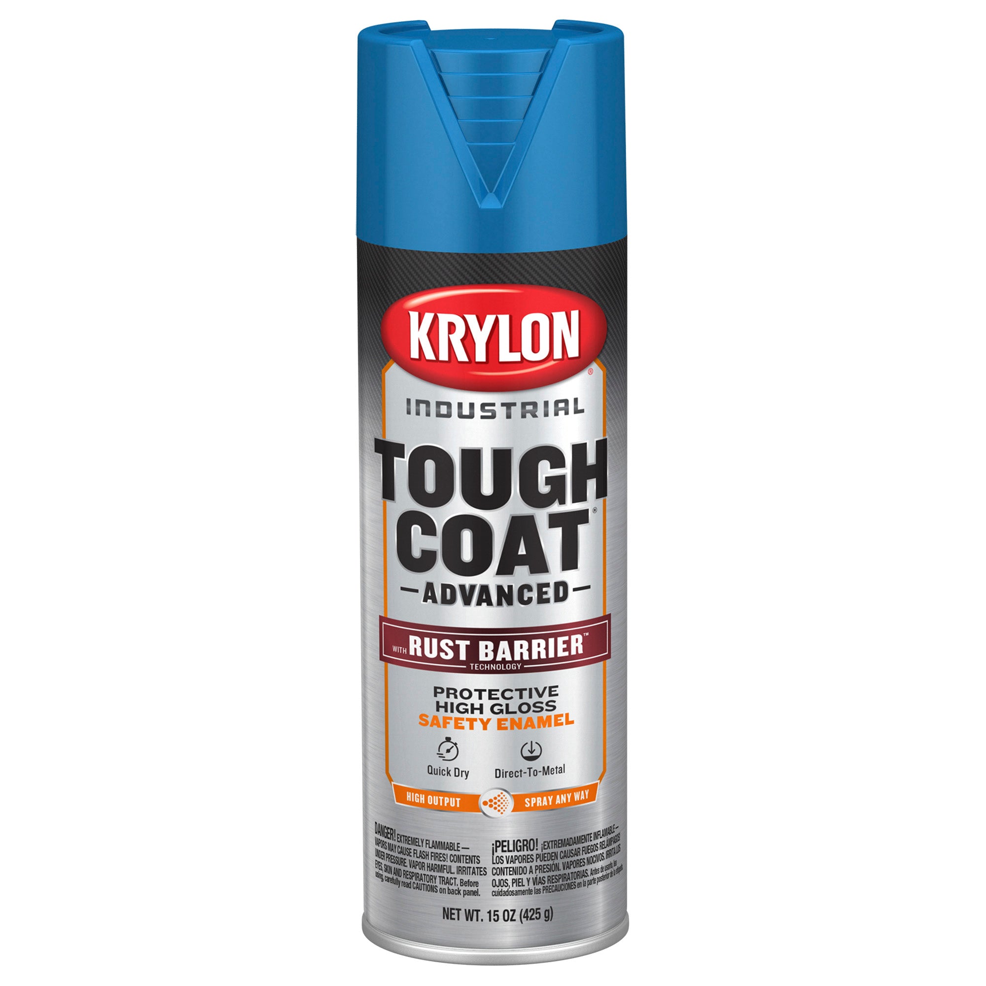 Krylon K00249008 Industrial Tough Coat Advanced 20oz Aerosol Paint (Safety OSHA Blue)