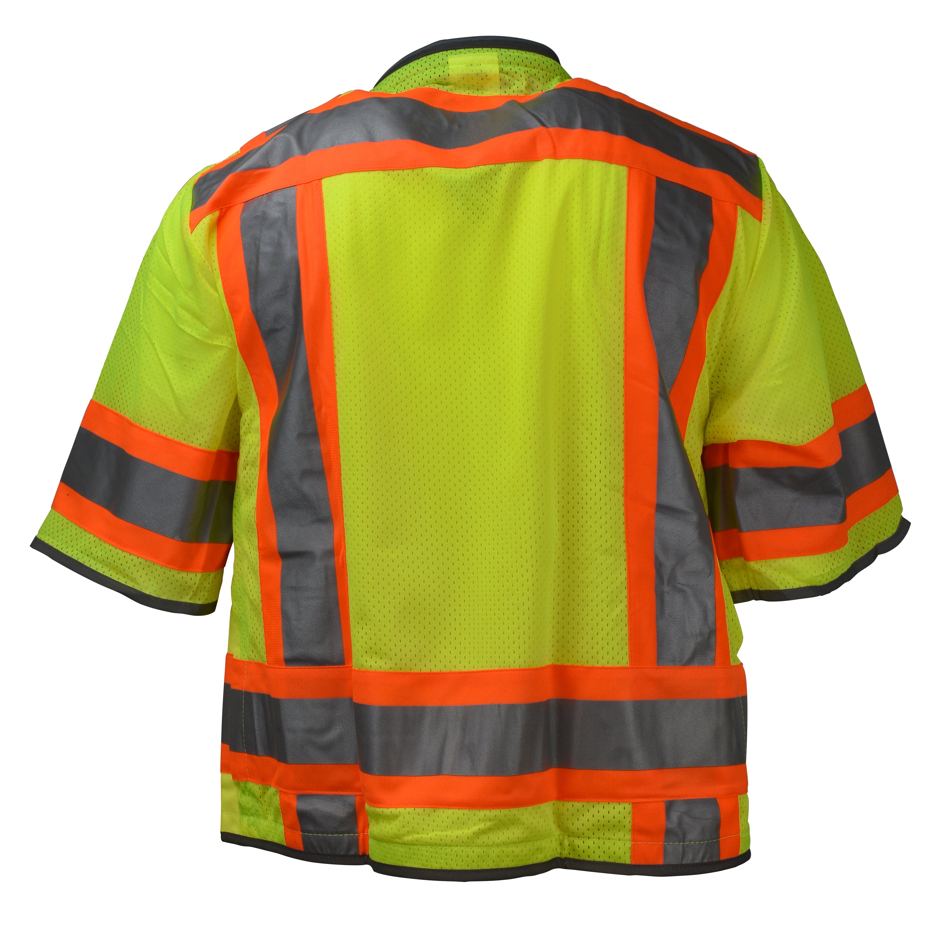 Radians SV55-3ZD Class 3 Heavy Woven Two-Tone Mesh Engineer Safety Vest