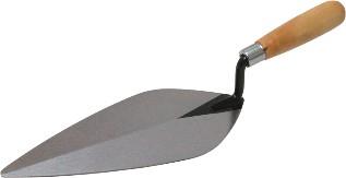 Marshalltown 16126 London Pattern 10" Brick Trowel + Wood Handle